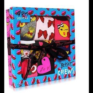 Betsy Johnson Emoji Socks (9 pairs)