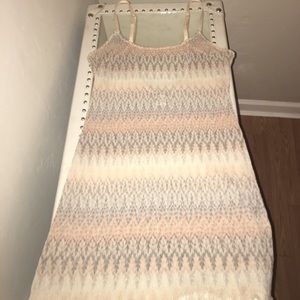 Free people sheer tank top&/ slip dress