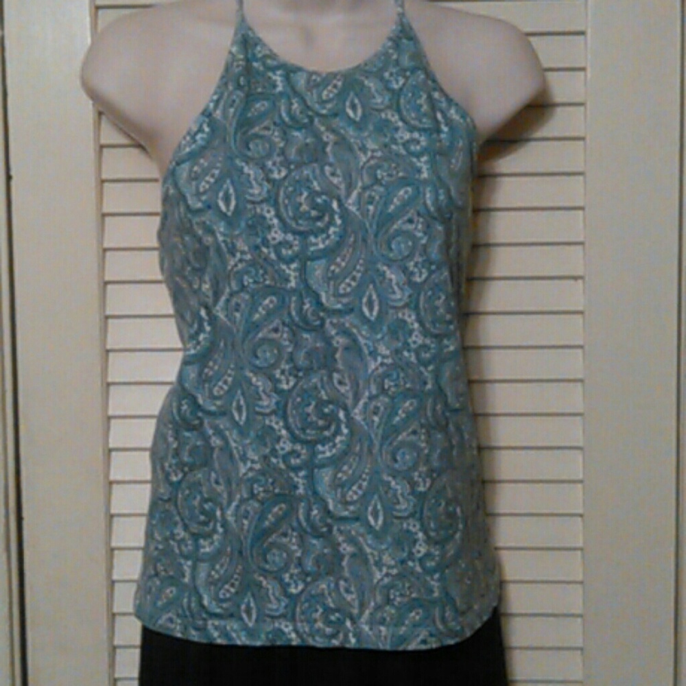SIZE LG GAP HALTER TOP