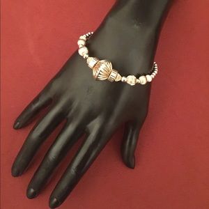 Gold beaded bracelet