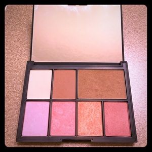 NARS blush, bronzer, highlight, contour pallet.