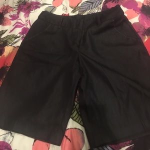 Women's Bermuda dress shorts.
