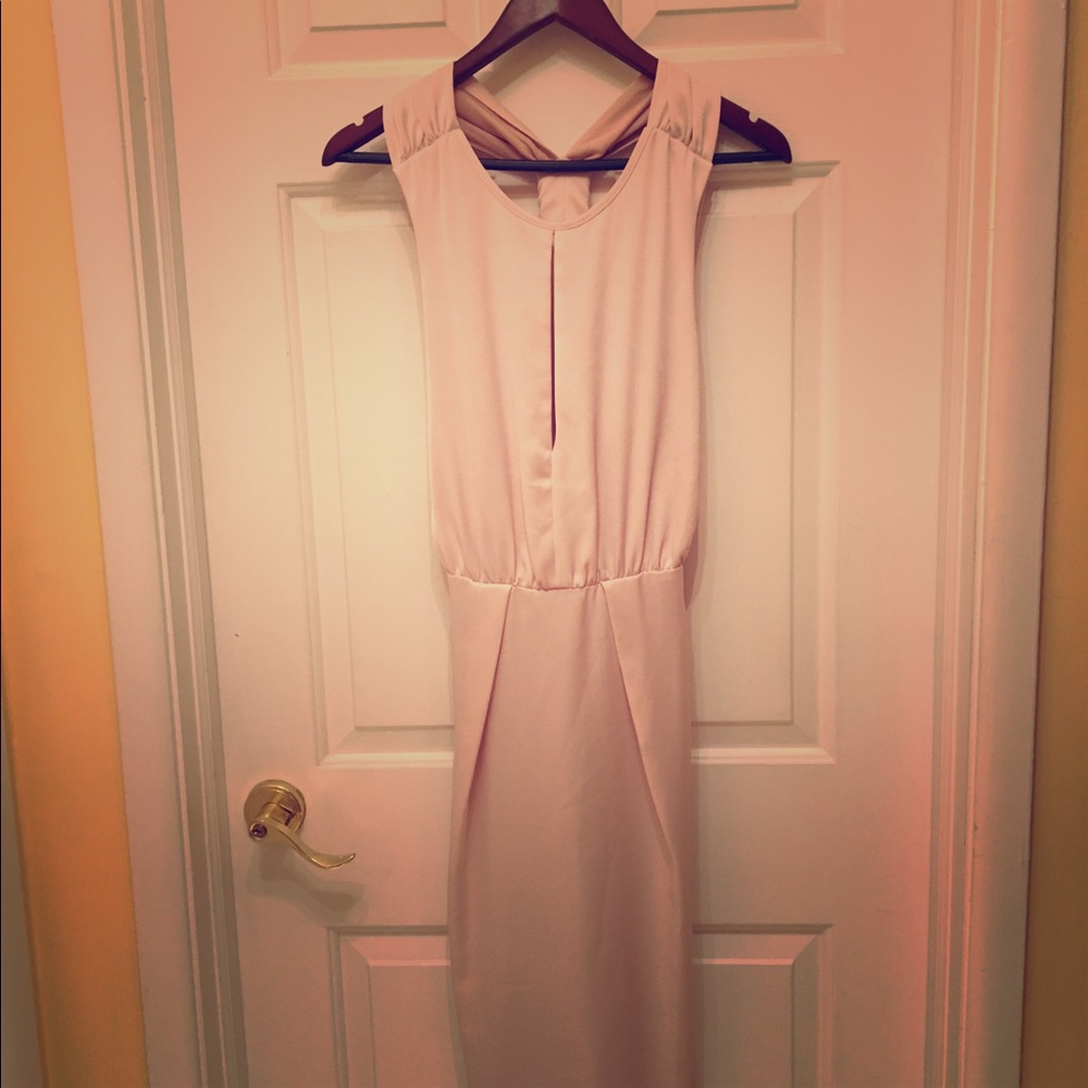 ASOS Oragami Bow Drape Back Dress