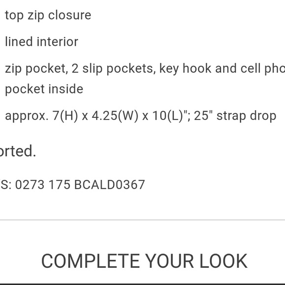 🚫SOLD🚫 Dooney & Bourke Crossbody Handbag - Picture 5 of 5