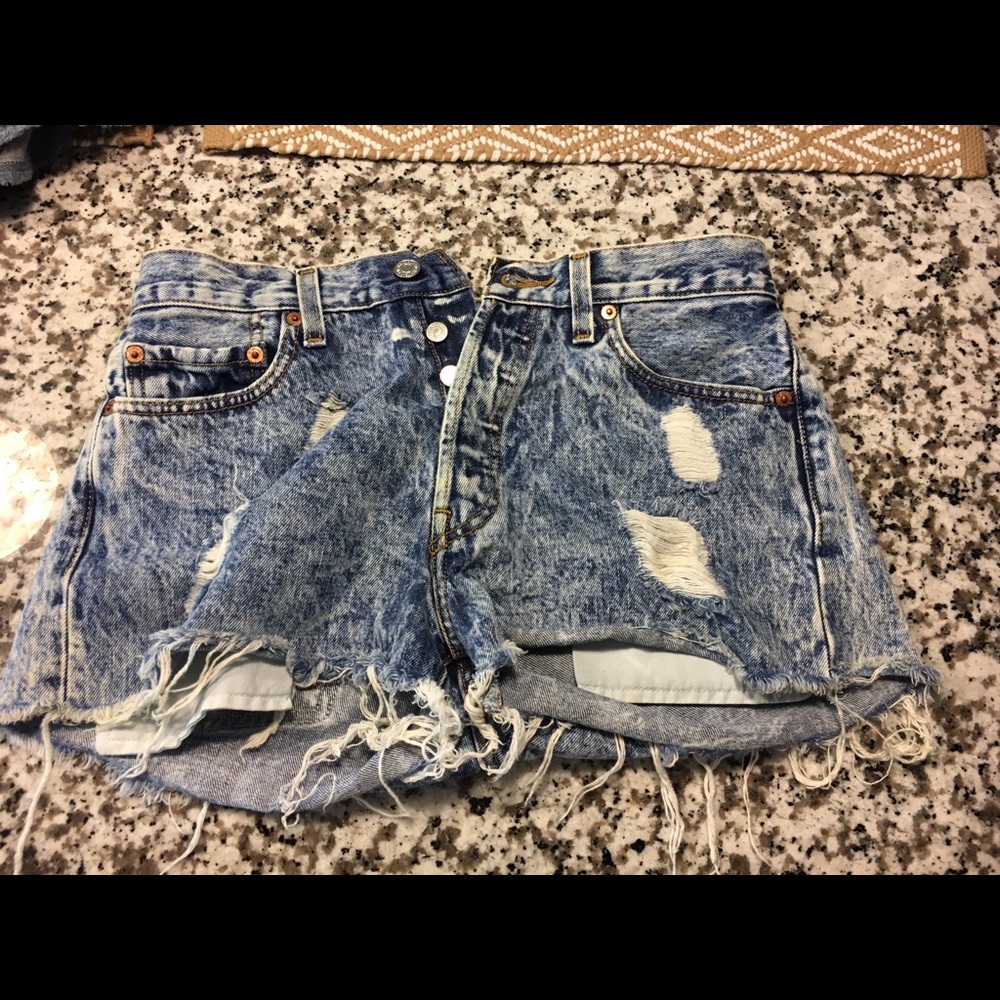 Levi denim shorts