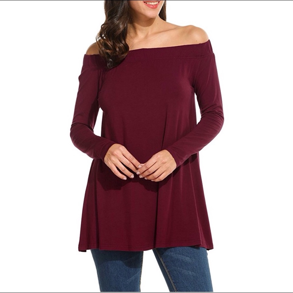 Cranberry tone tunic/mini dress