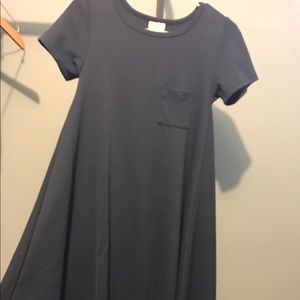 Blue Jacquard Carly Dress