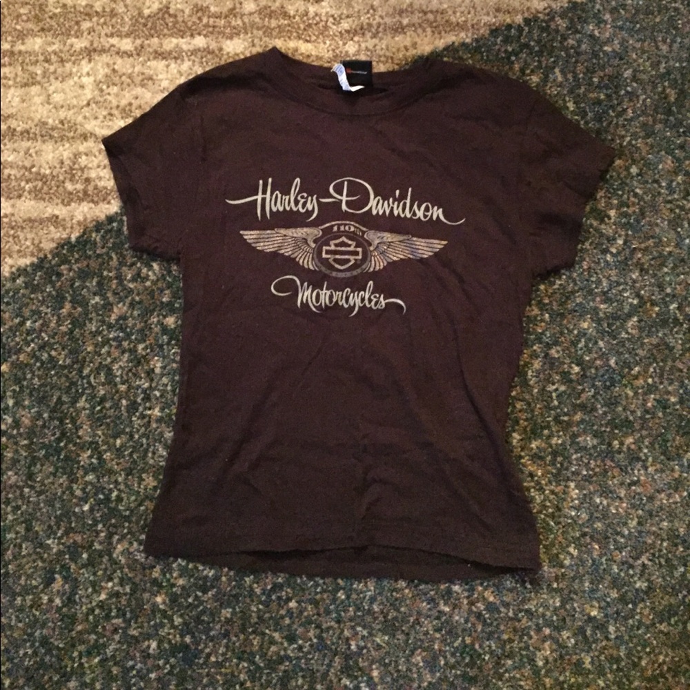 Little girls Harley Davidson shirt