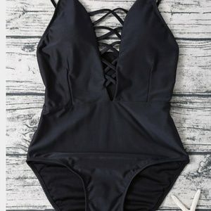 Gorgeous Black one piece swimsuit