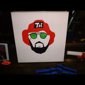 Original art. Titled: Blank Face LP x JW3