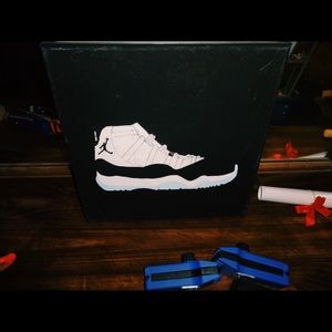 Original art. Titled: Air Jordan 11 "Concord"
