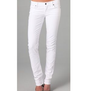 Citizens of Humanity Straight Leg White Jeans