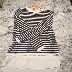 Loft Striped lightweight striped sweater, S.