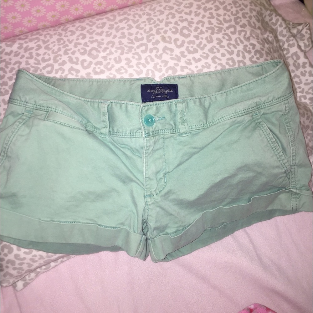 Mint Green AE Shorts size 6