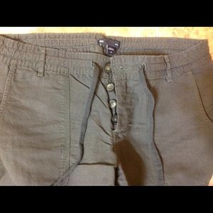 Gap wide leg linen pants