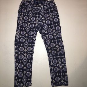 Blue print jegging. Great condition