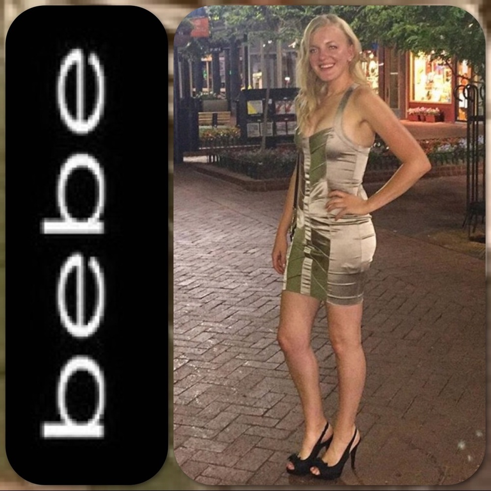 SOLD BEBE Body Con dress