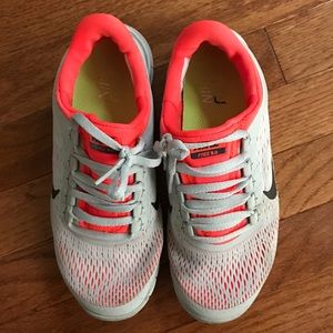 Nike 3.0 Grey and Orange Women's Sneakers Size 6.5