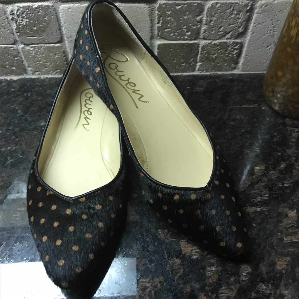 Rowen Mohair Blue Flats