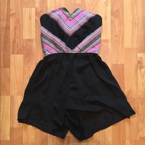 Strapless Romper