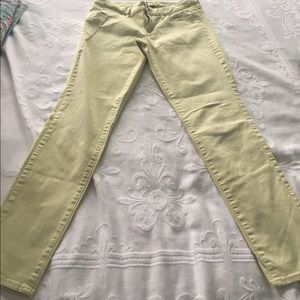 AE yellow jeggings