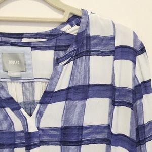 🔹Anthropologie Maeve plaid shirt dress🔹