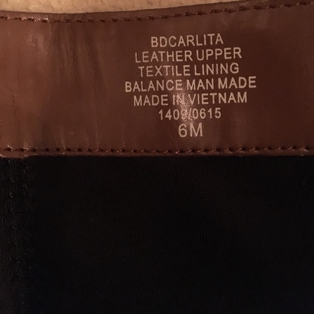 NWOT Bandolino Two-Toned Tall Riding Boots - Picture 6 of 7