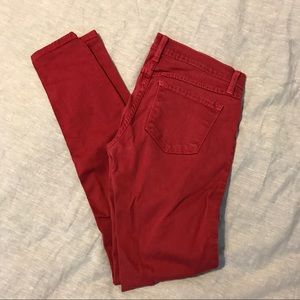 Red Skinny Jeans