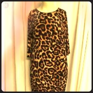 EUC Leopard dress RN Studio Plus size 18W
