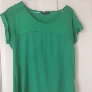 Green dress blouse