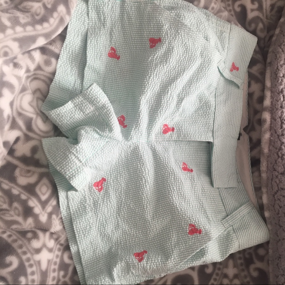 Jcrew seersucker shorts