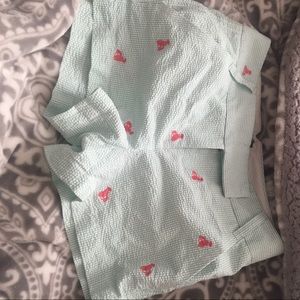 Jcrew seersucker shorts