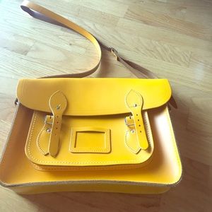 Cambridge Satchel Bag in yellow