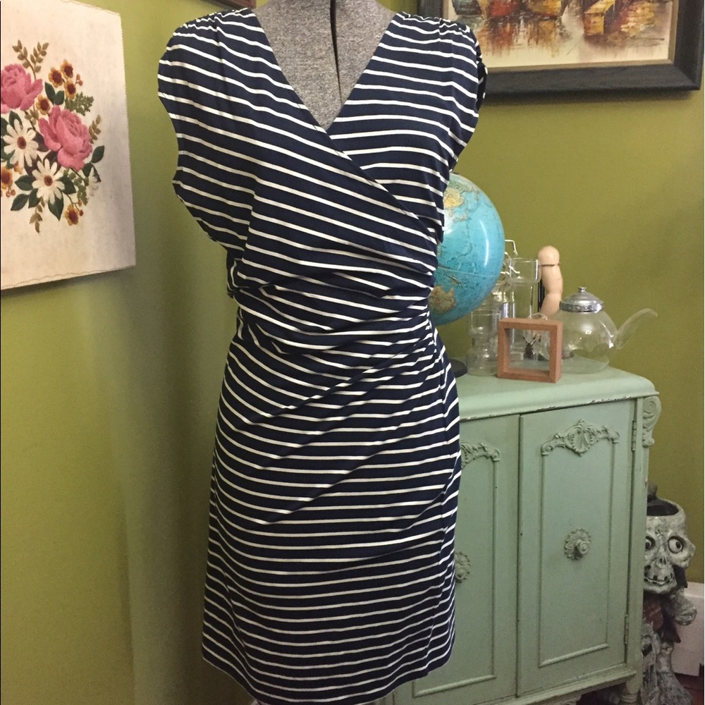 Ann Taylor Dress - Navy Blue - medium