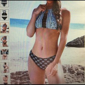 Bohemien Lace up bikini