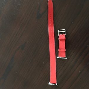 Red Wrap around Apple Watch band