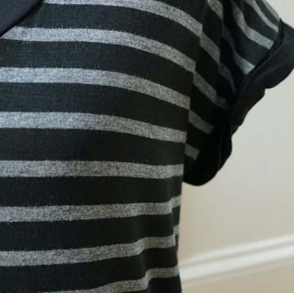 Striped weekend maxi dress side slits relaxed fit - Picture 6 of 8