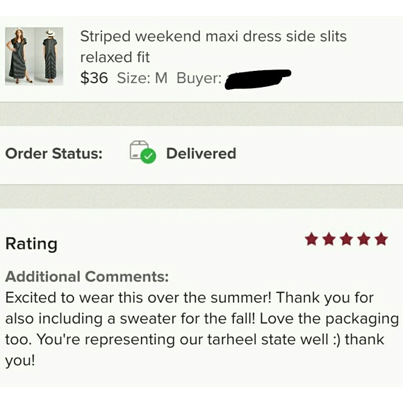 Striped weekend maxi dress side slits relaxed fit - Picture 8 of 8