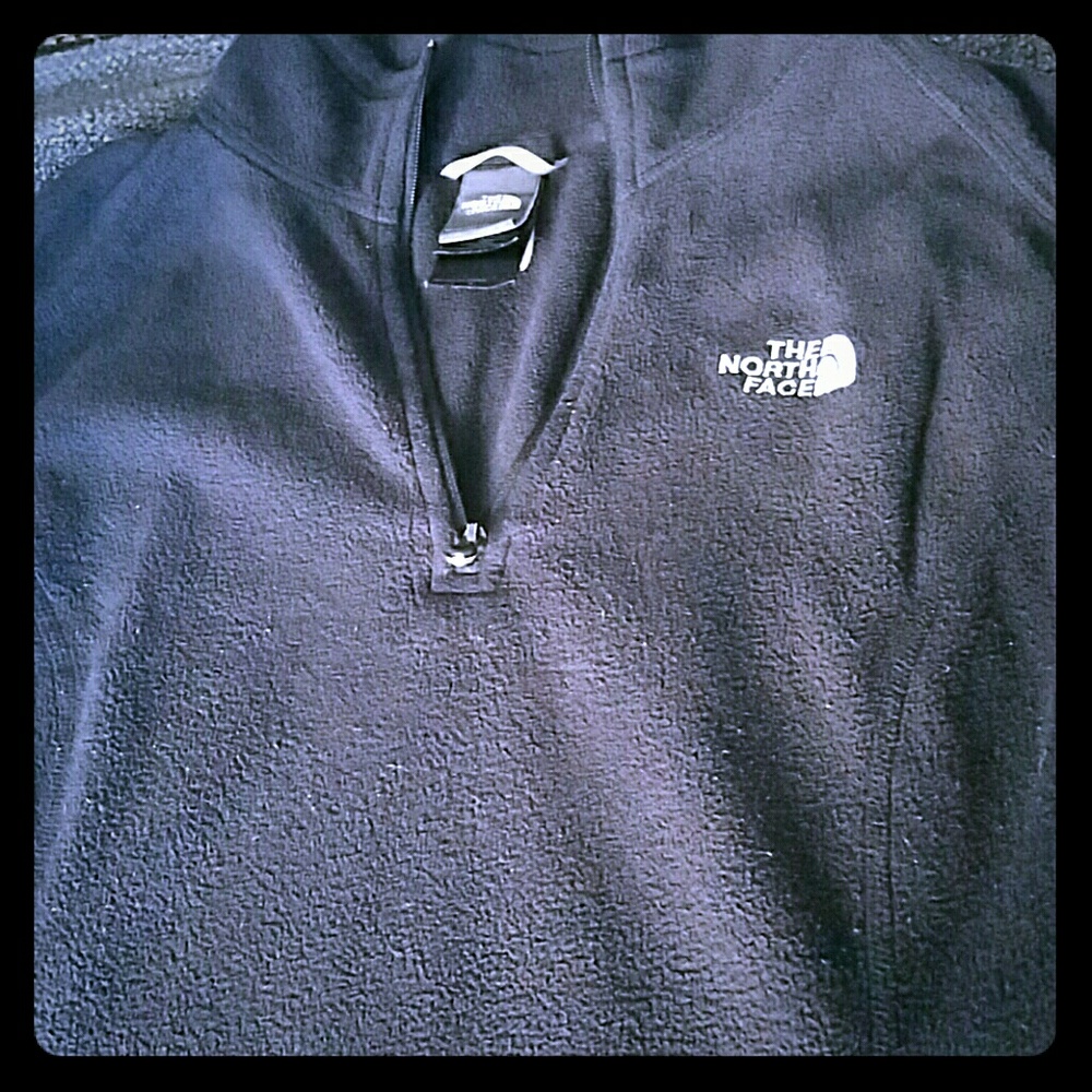 North Face half zip sweater