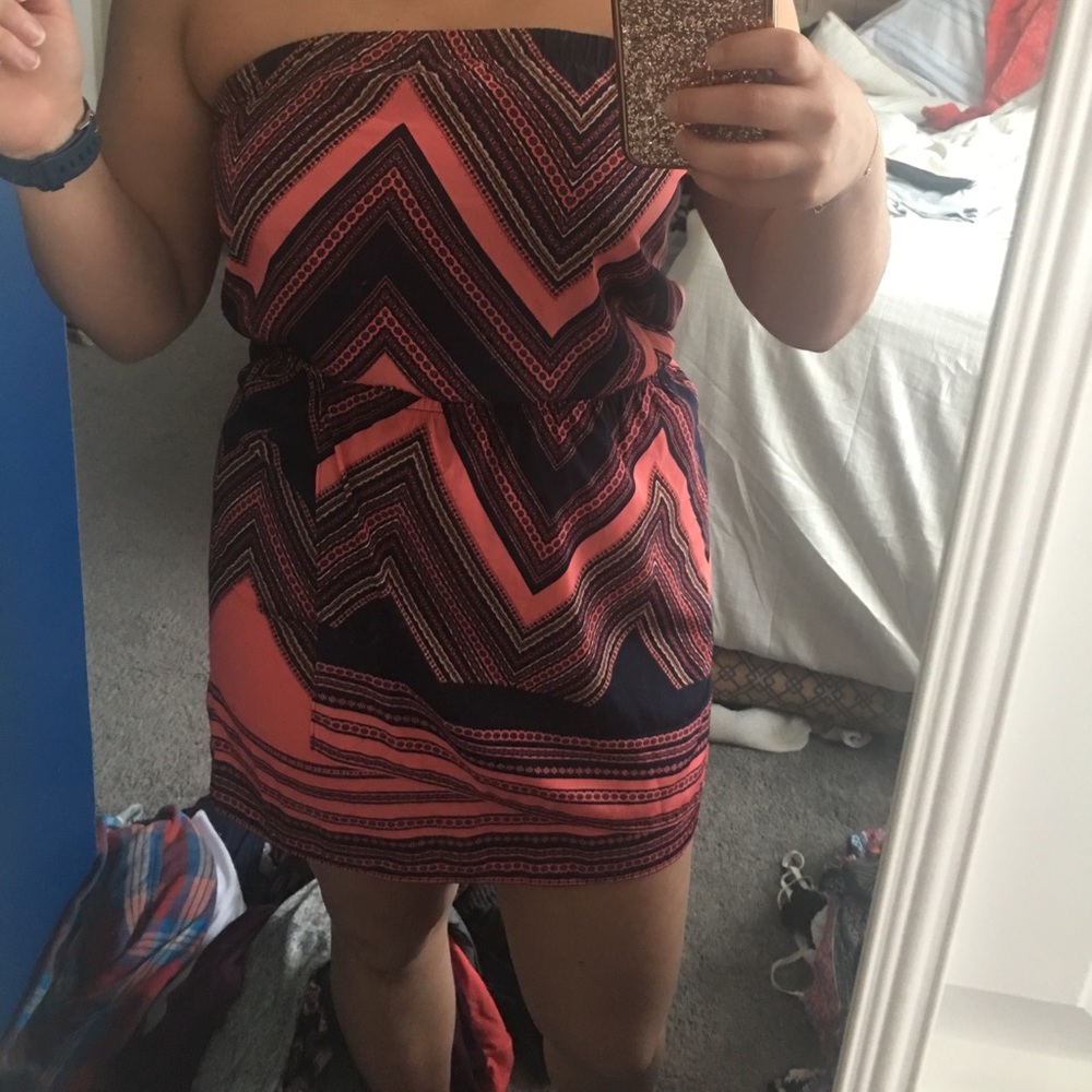 EXPRESS strapless dress!