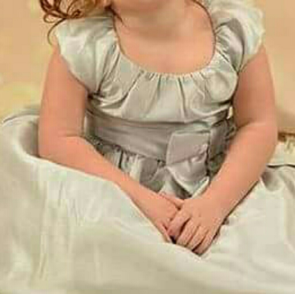 Dress silver toddler girl
