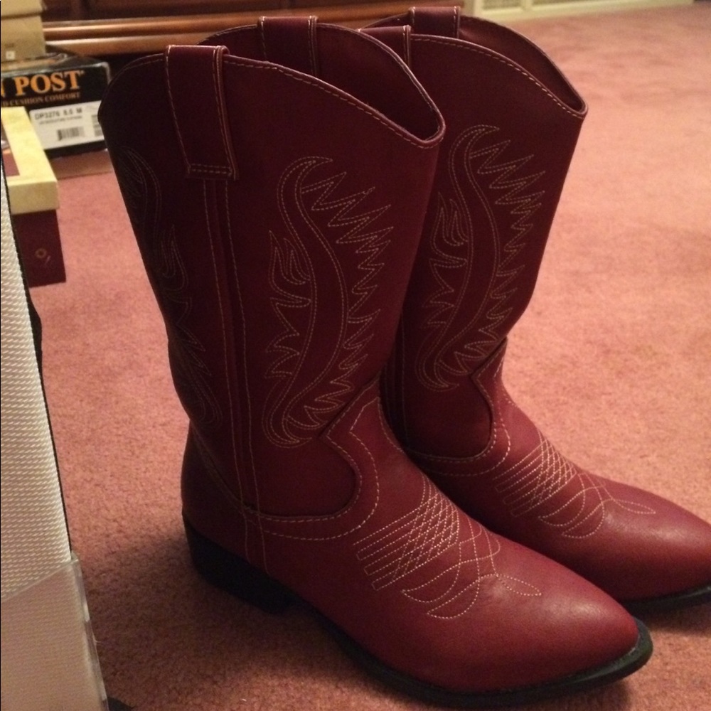 Red Cowgirl Boots