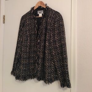 Blazer, Boucher, Chanel-inspired, fringed