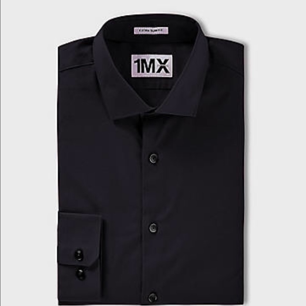 Express Men's Fitted 1MX Shirt- S