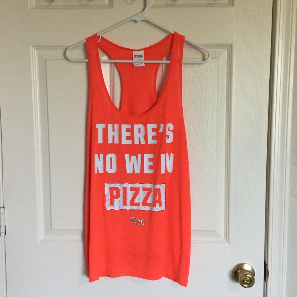 PINK Pizza tank top