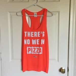 PINK Pizza tank top