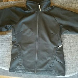Columbia softshell black full zip jacket
