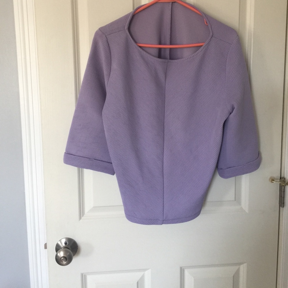 Lilac purple top from H and M