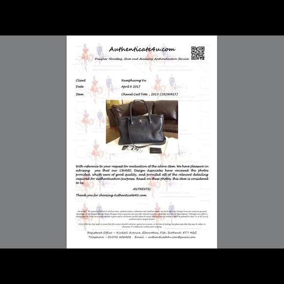 AUTHENTIC Chanel executive Cerf tote - Picture 7 of 7