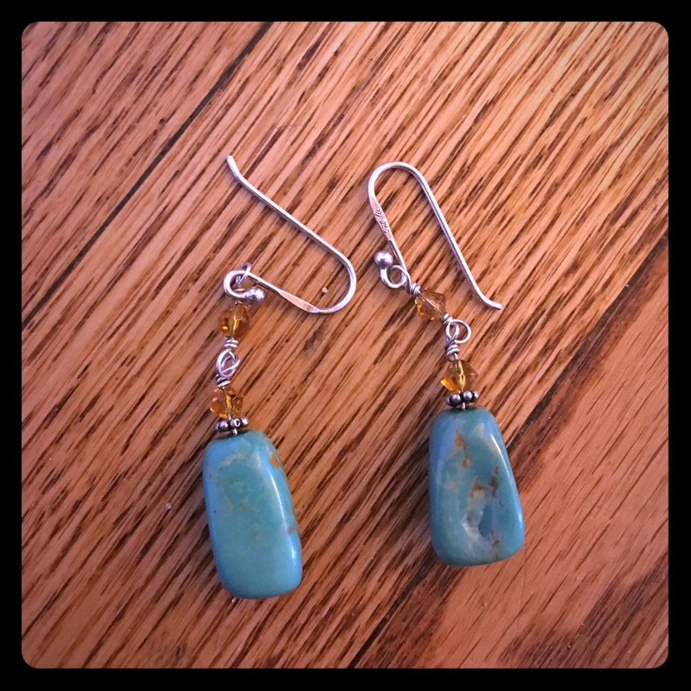 Silpada turquoise earrings